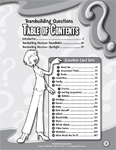 Teambuilding Questions table of contents image