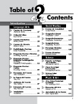 Table of Contents